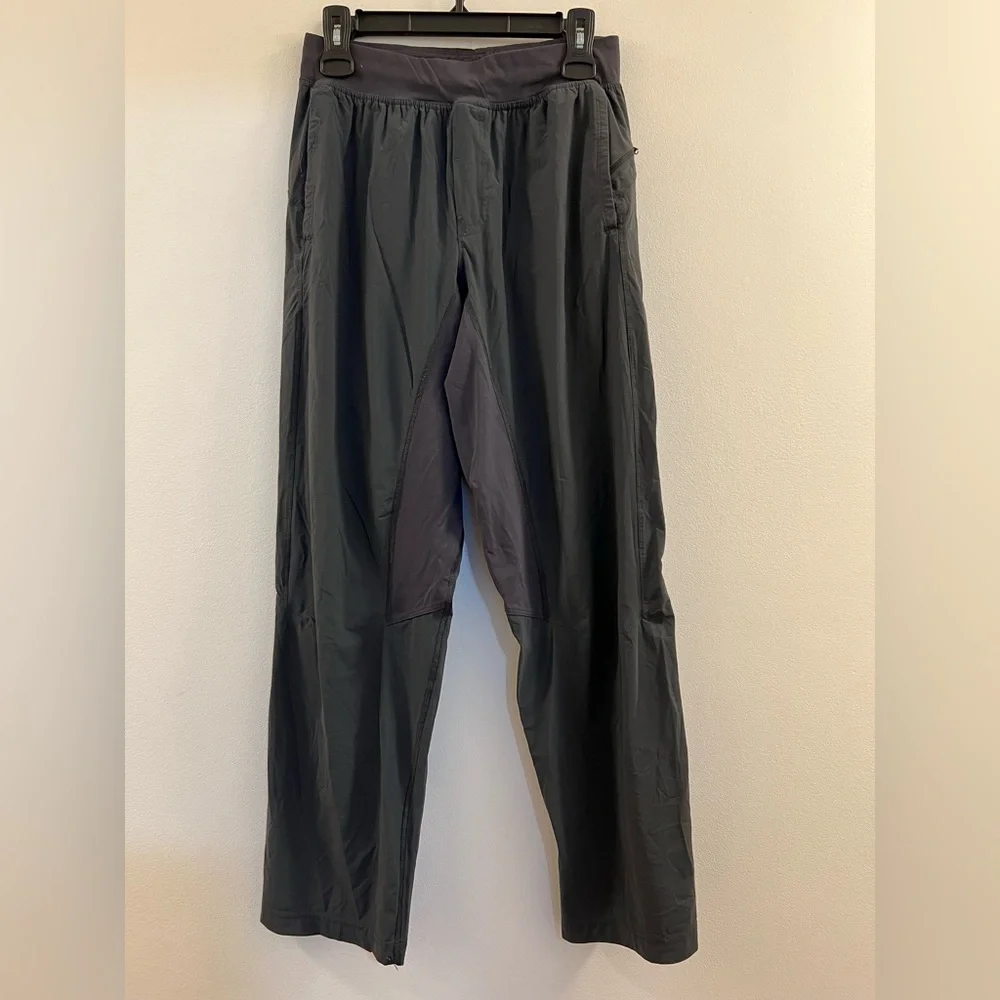 Lululemon Mens Track Pants Gray Studio Surge Gym Yoga